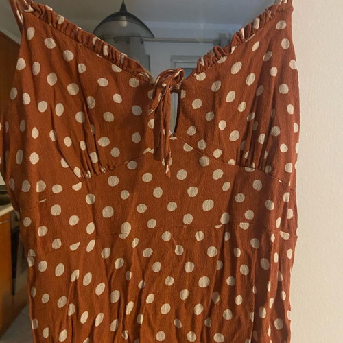 Aerin Polka Dot Dress Medium Used, Viscose