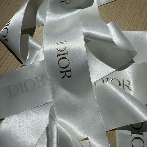 Dior ribbons new, thin and wide, approximately 2.5 meters long