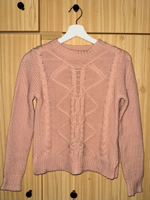 Pink children's sweater like new, size XS
