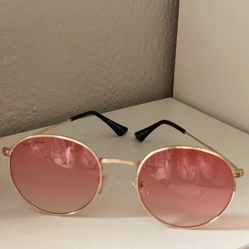 Ray-Flector RF708 C4 sunglasses new, pink lenses, gold frame