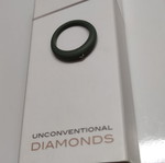 Duepunti ring with diamonds