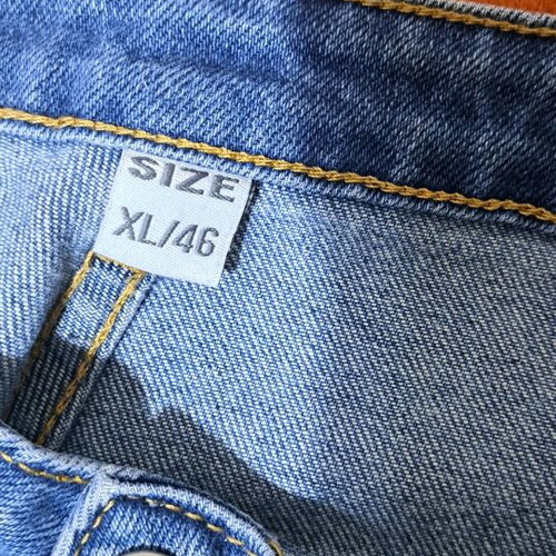 Jeans pants bell-bottom size XL like new, blue