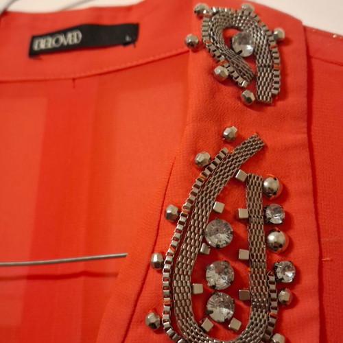 Beloved dress size L like new, orange