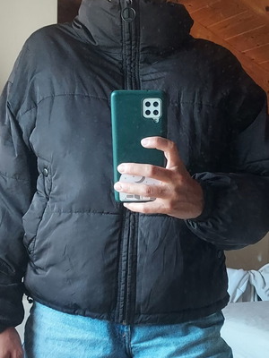 Pull & Bear black jacket used, size XS