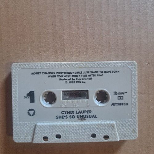 Cyndi Lauper She's So Unusual cassette album used, pop