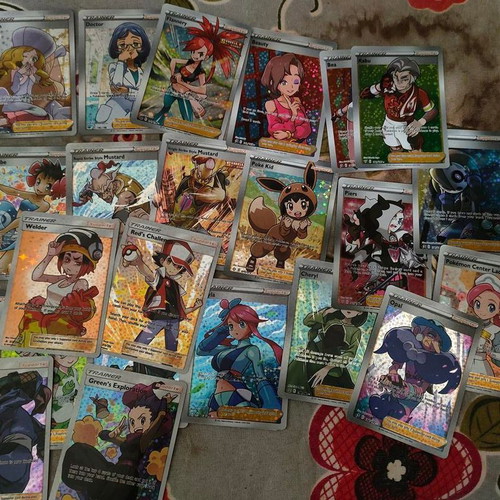 Pokemon Trainer Full Art Foil Cards set of 60 like new
