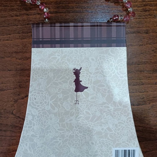 Large hardcover notebook with beaded handle new