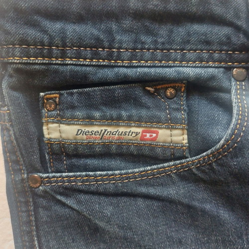 Diesel Industry Jeans size 33 like new, blue rigid denim