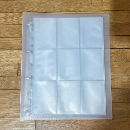 Photocard binder like new, 20 pages with 9 pockets each
