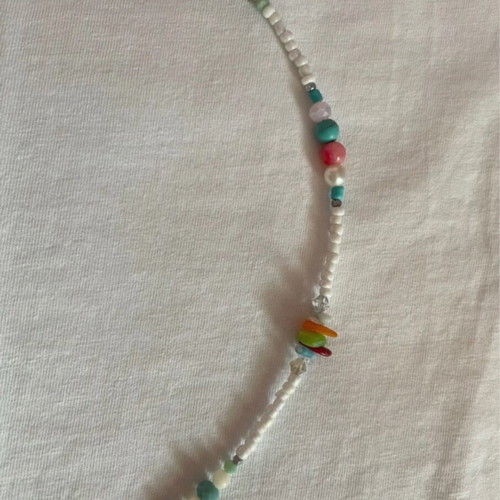 Handmade necklace like new, colorful