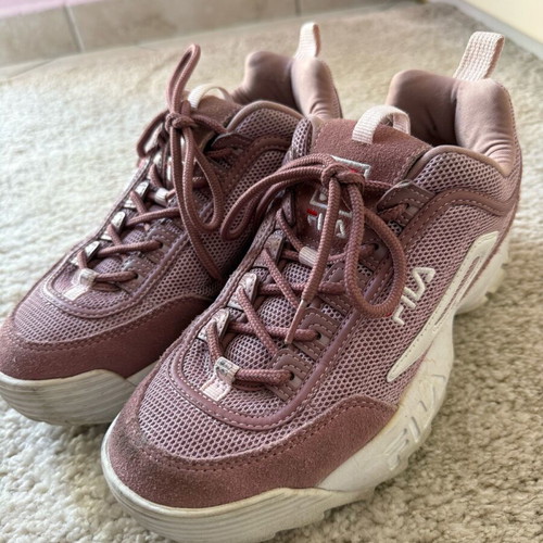 Fila athletic shoes used, size 39, purple