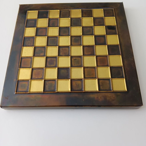 Vintage metal chess set Fantasy Medieval 32 pieces
