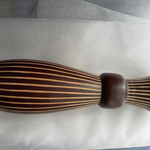 Wooden vase like new, decorative, 35 cm height