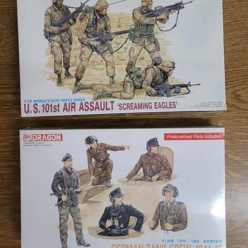 Modeling 2 packs of soldiers new