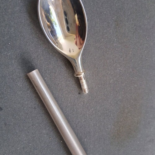 Collectible spoons like new, velvet case, late 1800s