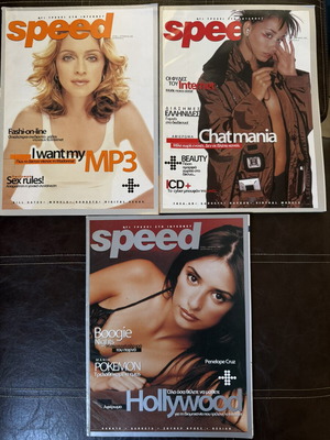 Speed collectible magazines issues 1, 2, 3 like new