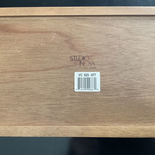Wooden Thai cutlery box like new