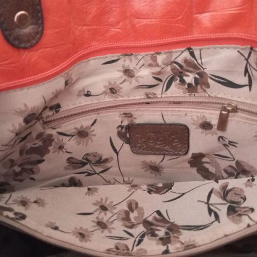 Koala Shoulder Bag like new, orange and tan