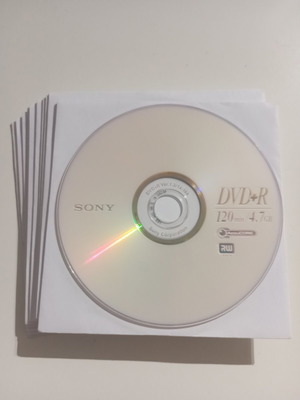 DVD 4.7 GB pack of 10, new, rewritable
