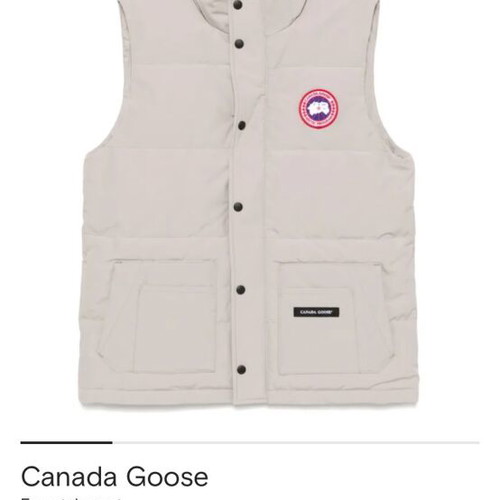 Canada Goose vest new, black and white, sizes XL XXL