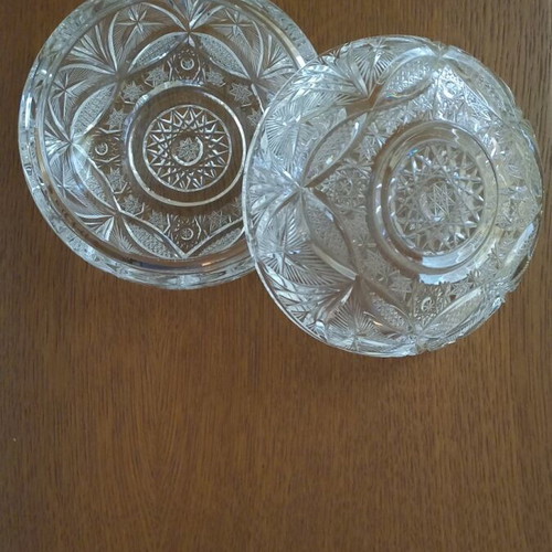 Crystal bonbonniere like new