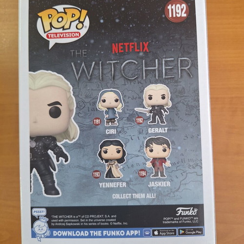 Funko Pop Geralt Chase new