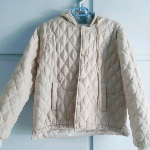 Quilted women's beige jacket L new