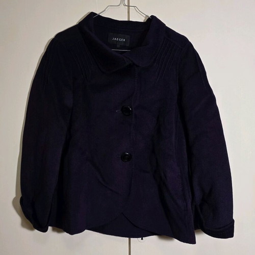 Jaeger women's blazer like new, dark purple, size S