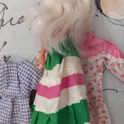 Vintage Plagonna Greek Doll Susi Style with 3 Outfits like new