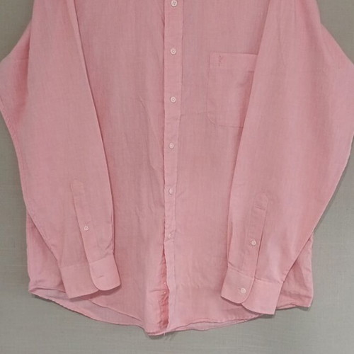 YSL Yves Saint Laurent men's dress shirt, pink, XL