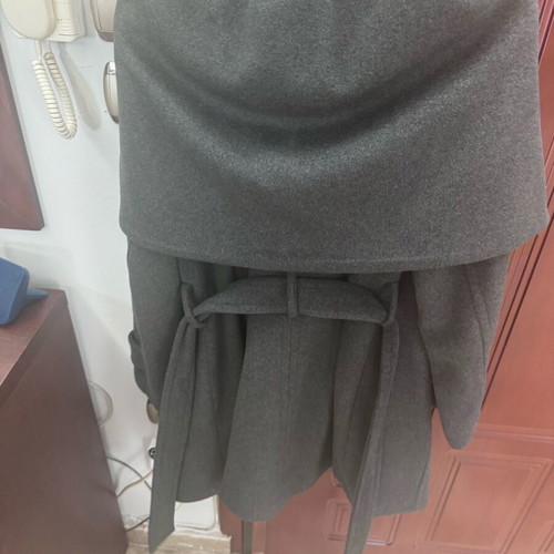 Grey Zara Basic coat size L like new