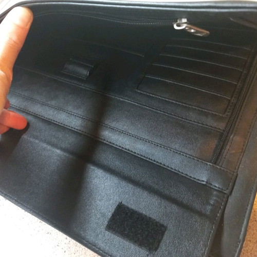 Falcon laptop case waterproof synthetic leather like new black