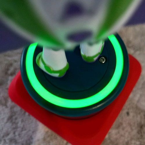Deagostini figure with illuminated base like new