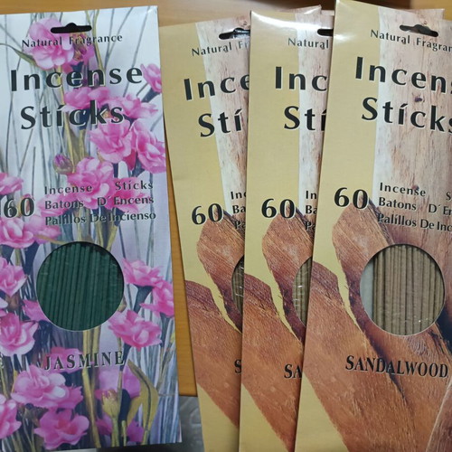 Incense sticks new, assorted pack