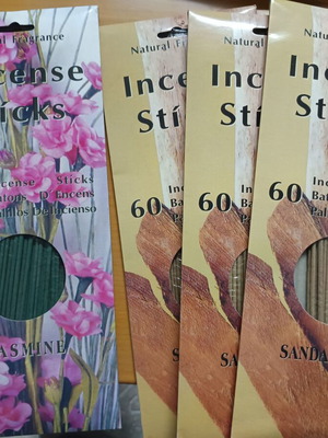 Incense sticks new, assorted pack