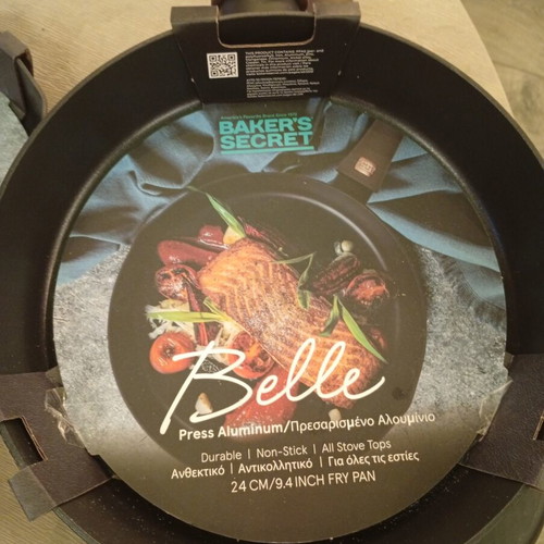 Nonstick frying pans set of 3, including grill pan