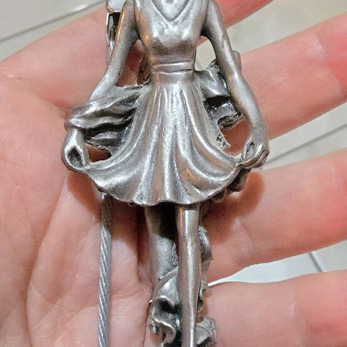 Metal fairy decorative with photo clip new