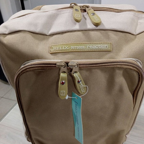 Crossbody bag new, beige, durable material for daily use
