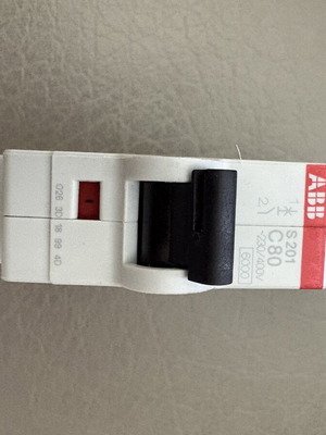 ABB S201-C80 Miniature Circuit Breaker new