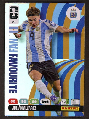 2026 Panini World Cup Adrenalyn XL #22 Julian Alvarez card like new