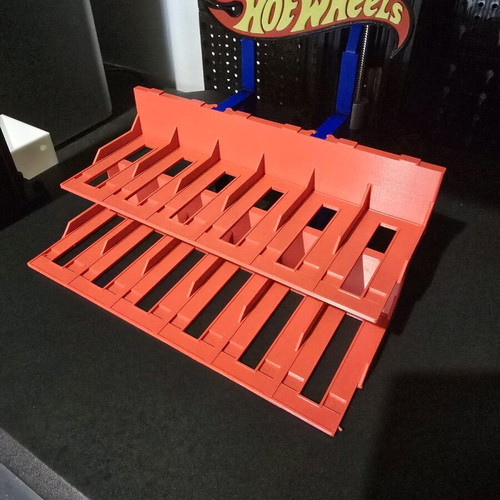 Car display Hot Wheels like new, 12 slots for 1:64 cars 3D printed
