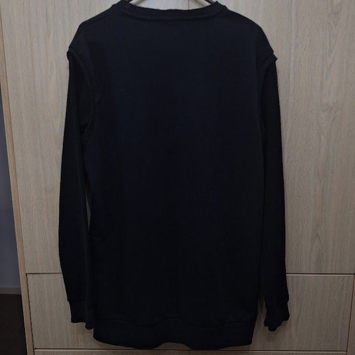 Royal Punk Black Zip Side Jumper XL like new