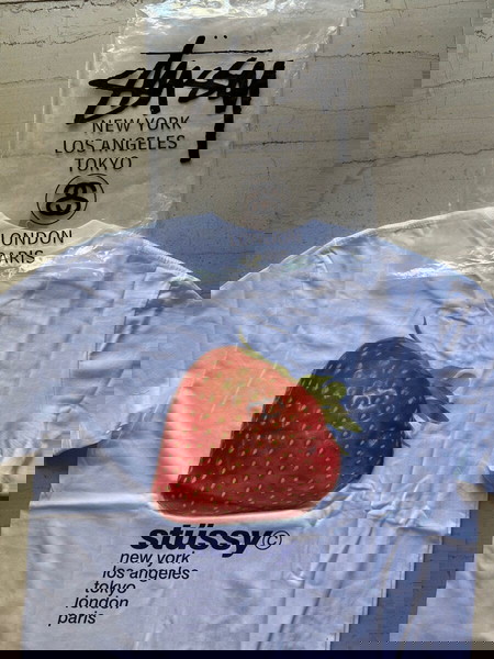 Stussy Strawberry White Tee