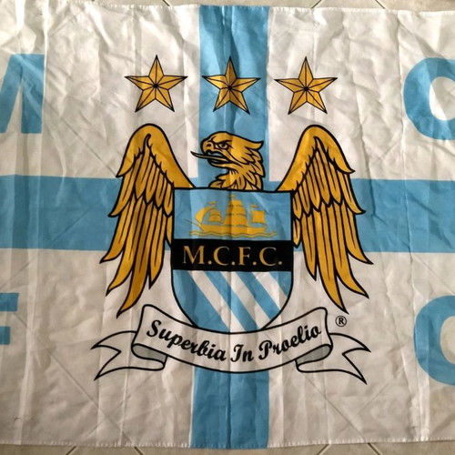 Manchester flag used, large size 1.55x1 meter