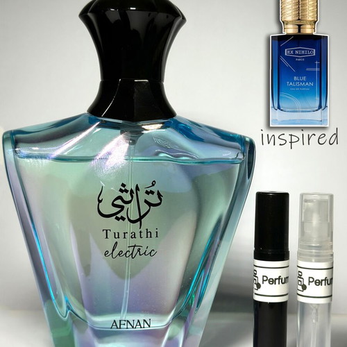 Turathi Electric Afnan Eau de Parfum Tester 3 ml new, authentic decant