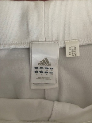 Φόρμα Adidas καπρί άσπρη, μέγεθος S