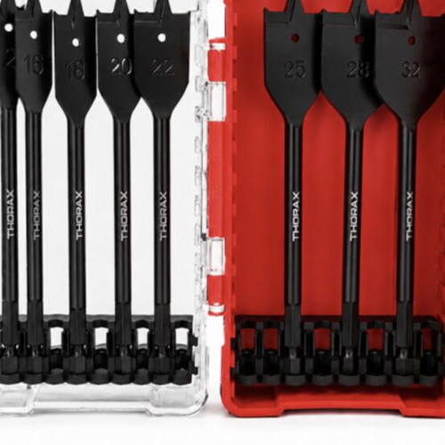 Thorax Xylon wood drill bit set 8 pieces new