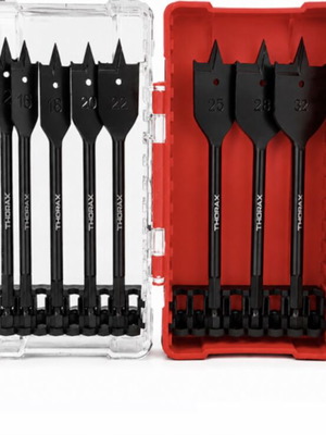 Thorax Xylon wood drill bit set 8 pieces new