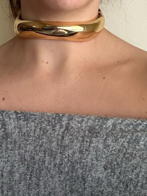 Κολιέ choker Zara καινούργιο, χρυσό