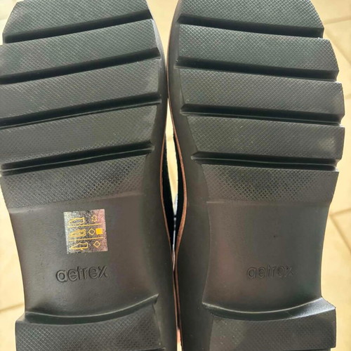 Aetrex Anatomical Orthotic Leather Suede Waterproof Ankle Boots Size 38 New